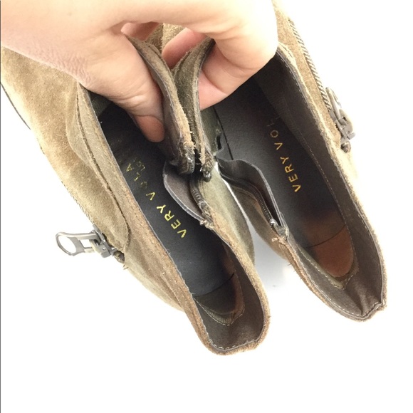 Very Volatile Suede Booties Ankle Boots - Picture 7 of 8